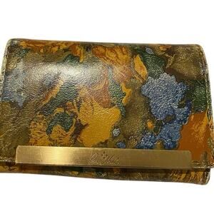 Patricia Nash "Cametti Tropical Dreams" Women' Wallet, Tri-fold, Leather, Floral